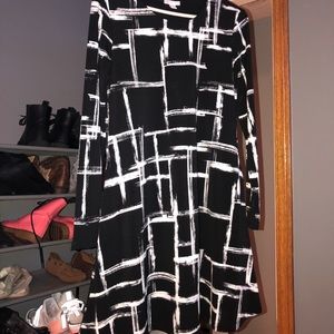 🔥cato geometric design shift dress w/ pockets